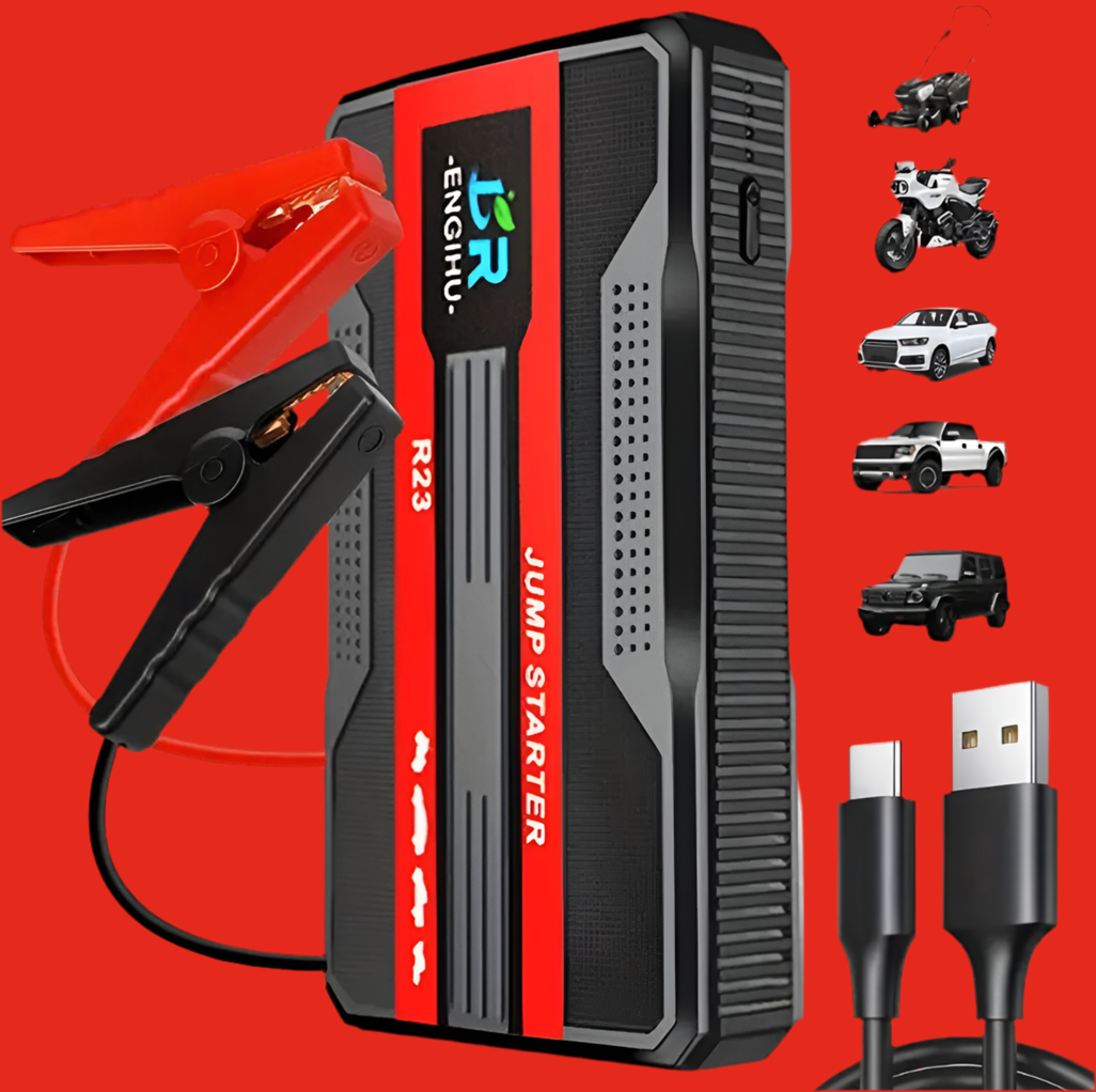 Jumpstarter Powerbank 12V - Auto Starthilfe & Handy Ladegerät