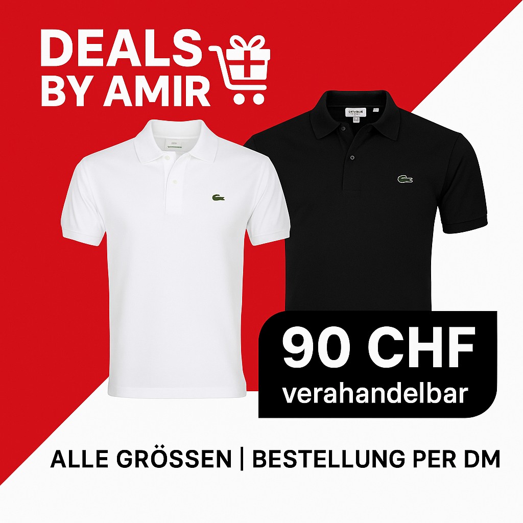 Lacoste Poloshirt Schwarz