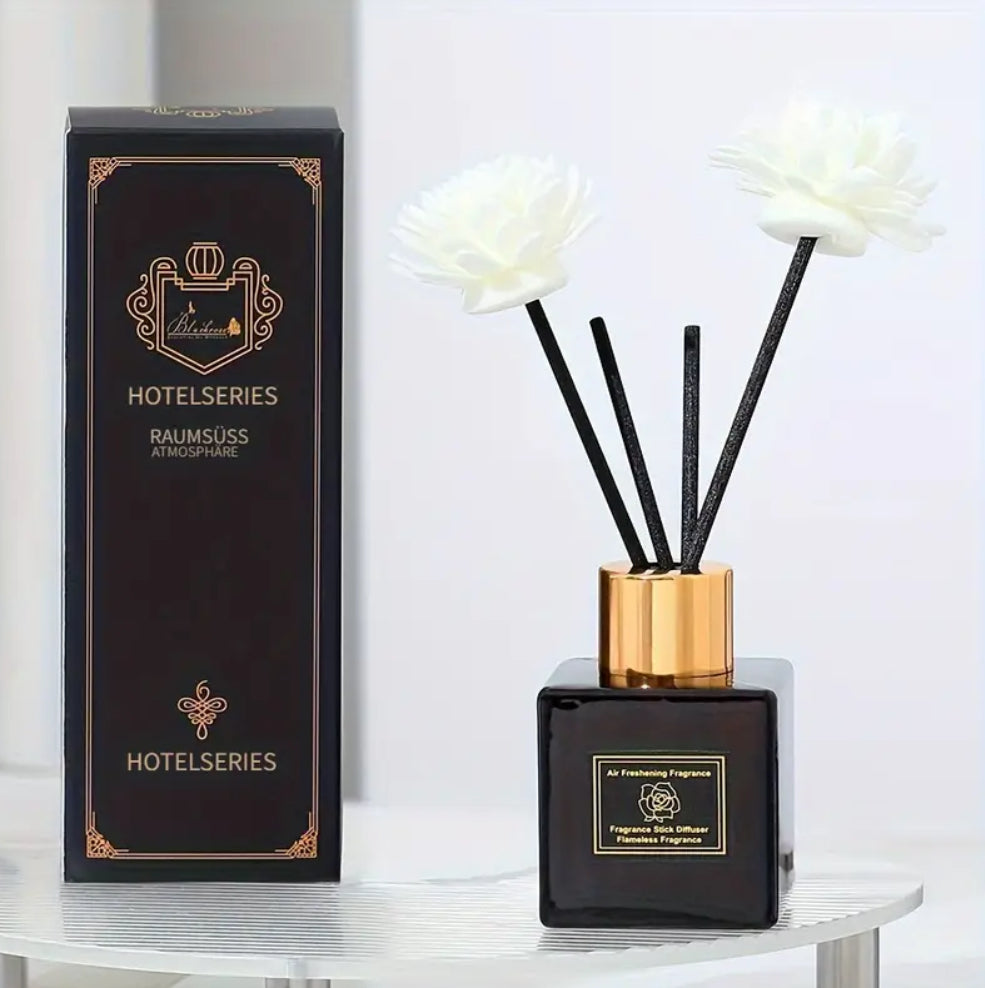 50ml Flammenloser Lufterfrischer-Diffusor - Klassische Duftoptionen, Glasflasche, Kein Strom Benötigt