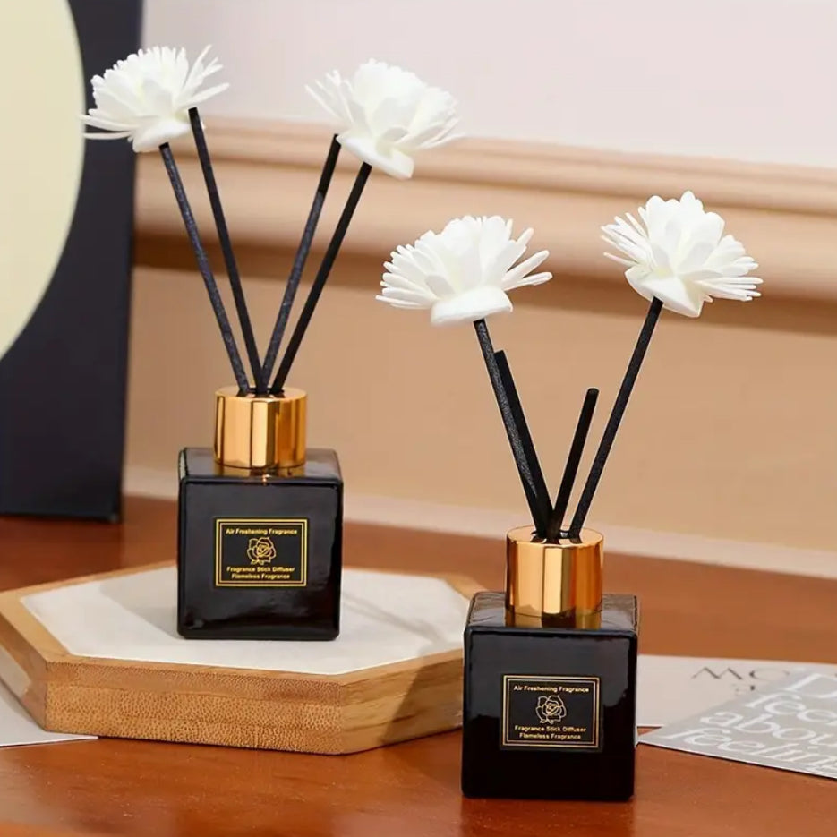 50ml Flammenloser Lufterfrischer-Diffusor - Klassische Duftoptionen, Glasflasche, Kein Strom Benötigt
